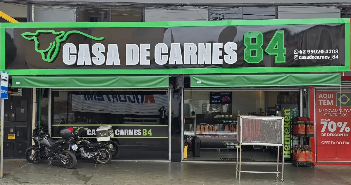 Fachada da Casa de Carnes 84