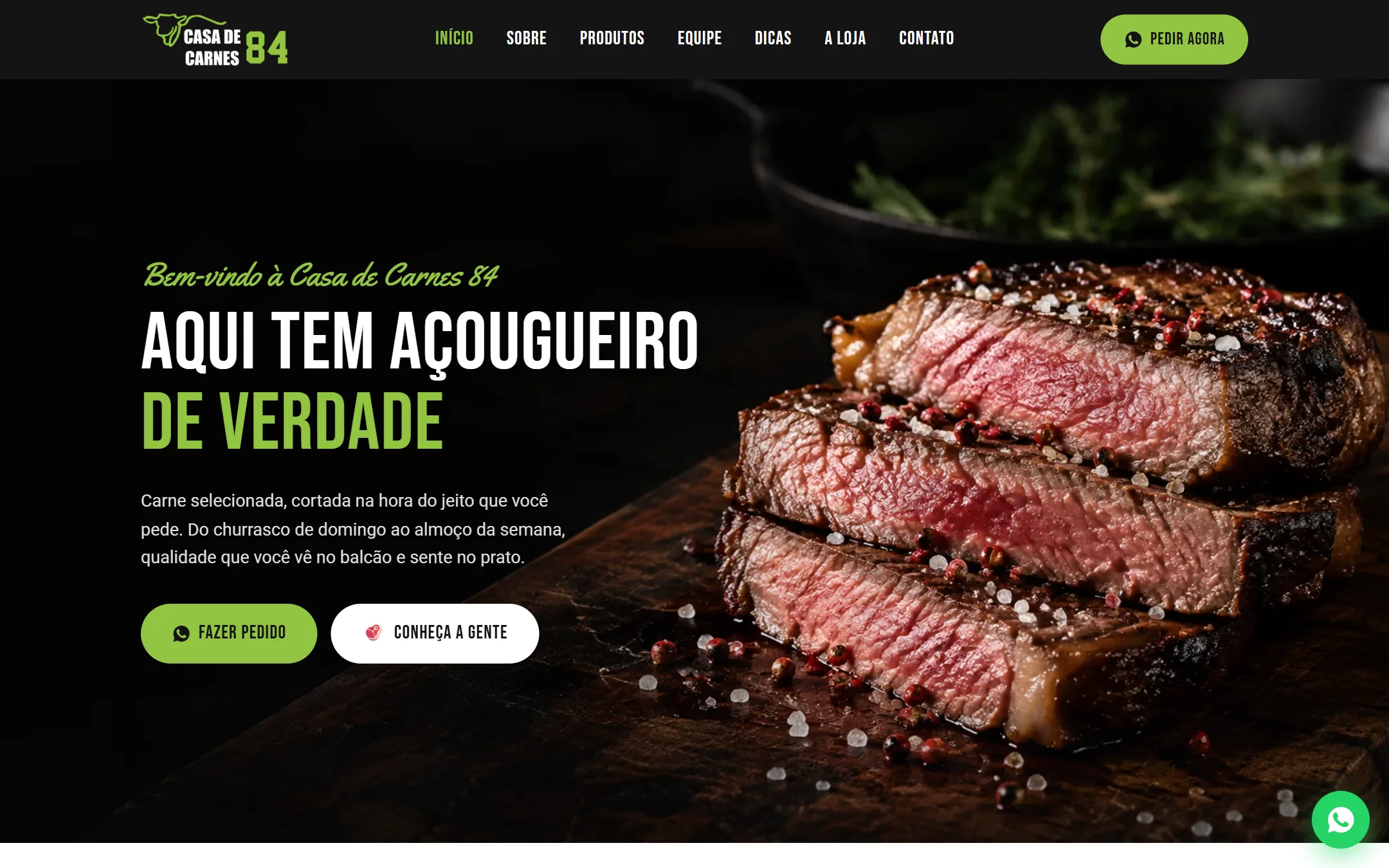 Site da Casa de Carnes 84