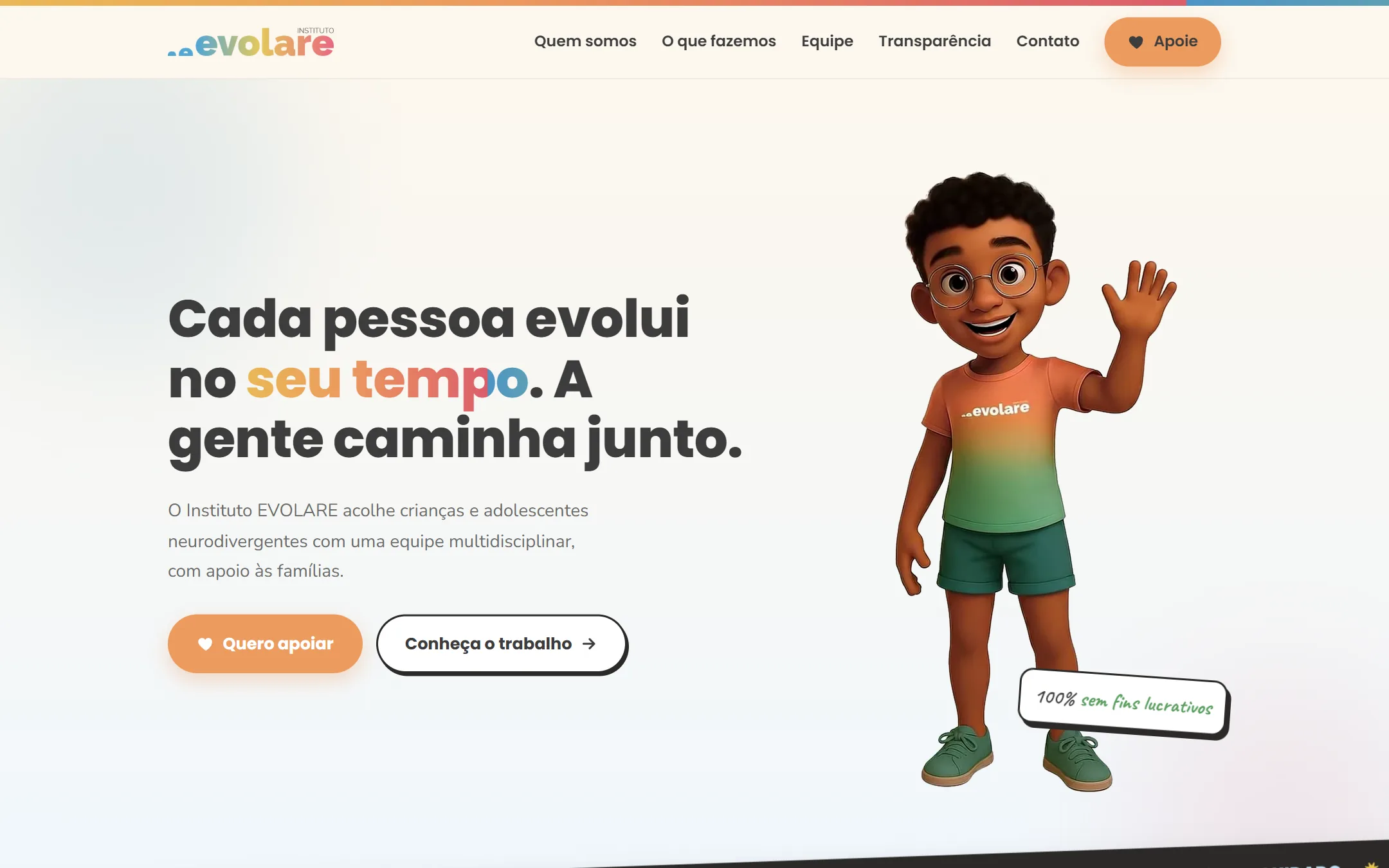 Site Instituto Evolare